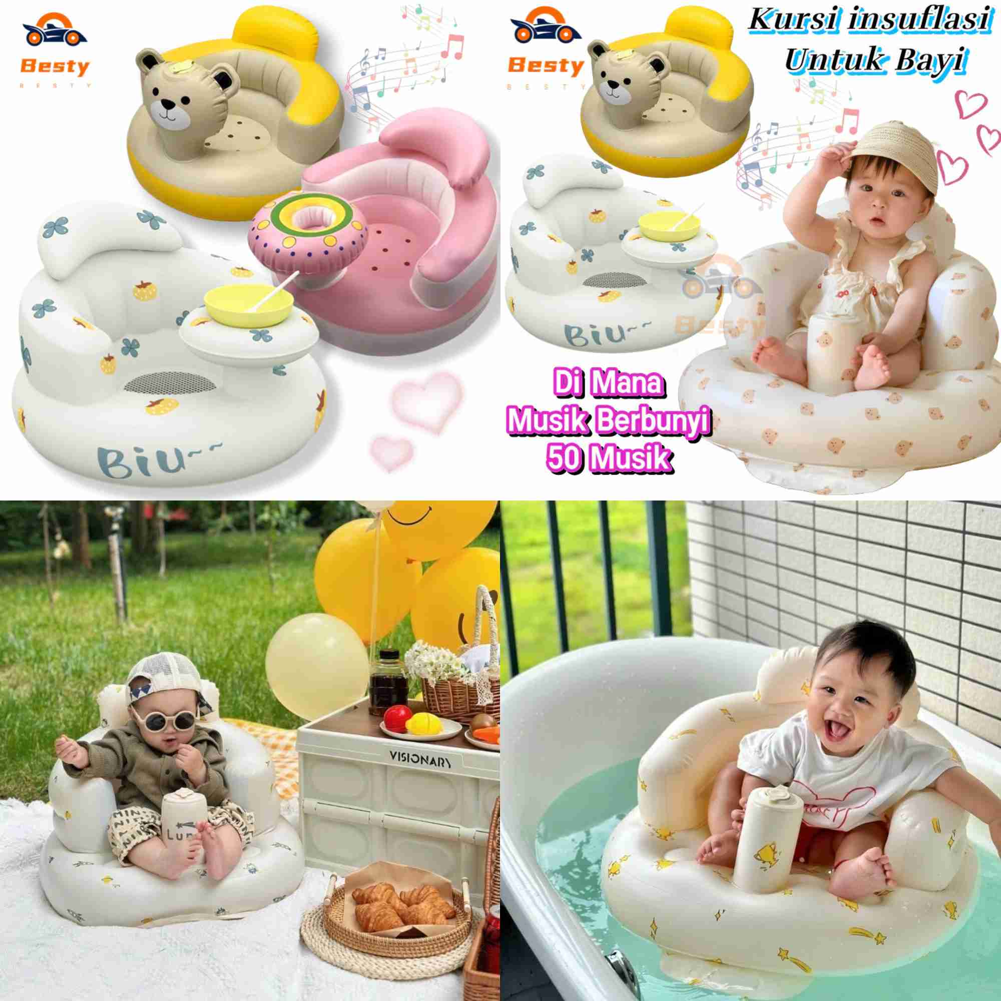 Dari Sering Jatuh hingga Bisa Duduk Sendiri dalam 2 Minggu Kisah Kami dengan Besty Si Kursi Tiup Ajaib!