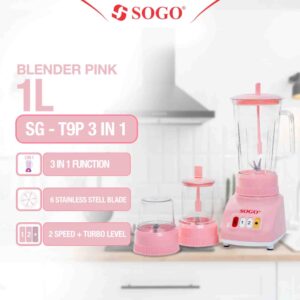 Review Blender SOGO Pink Series 1L & 1.5L Cantik di Luar, Kuat di Dalam (1)