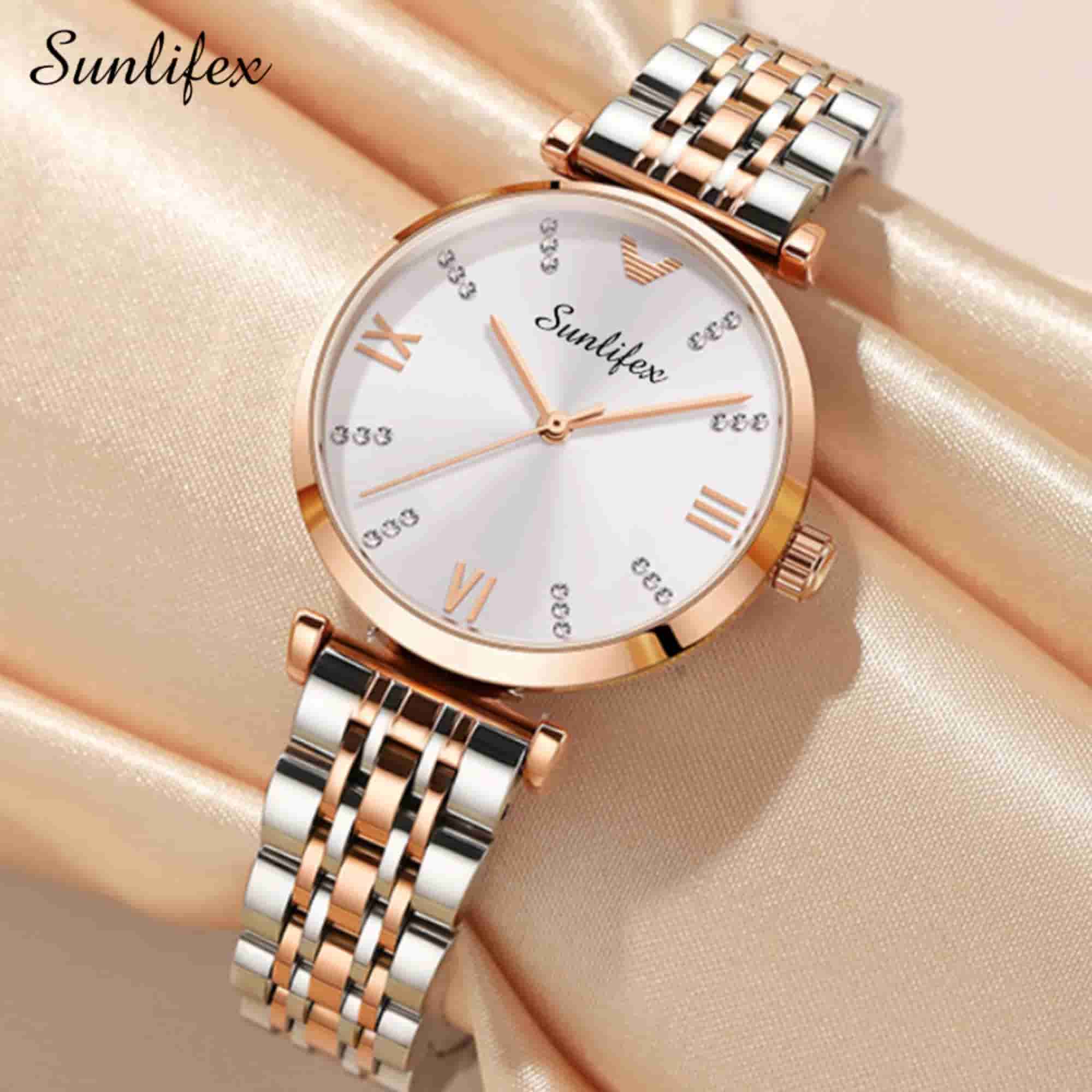 Review Jujur Sunlifex Jam Tangan Wanita Berlian 9018 (1)