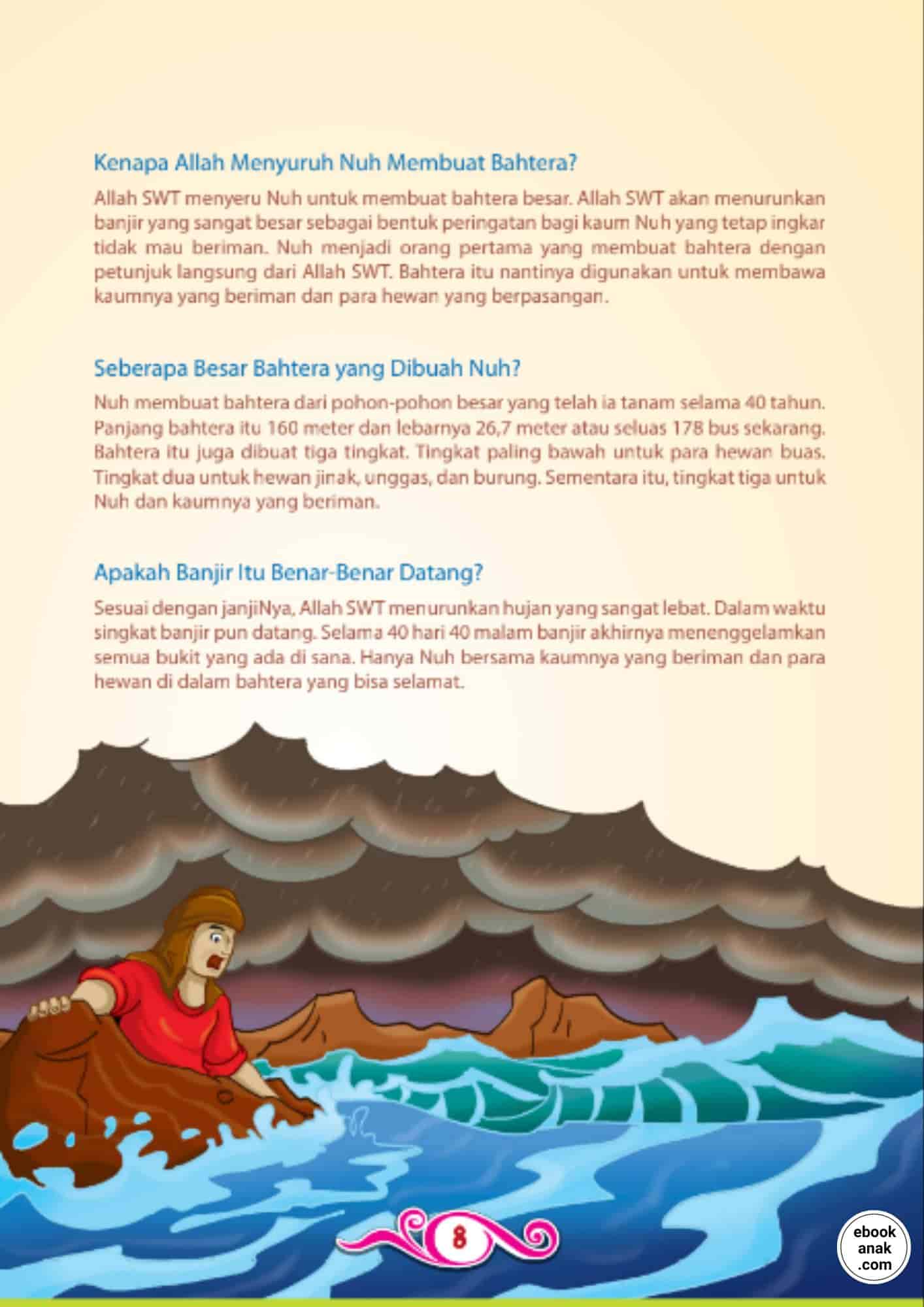Kenapa Allah Menyuruh Nabi Nuh Membuat Bahtera (Kisah Menakjubkan 25 Nabi dan Rasul) (1)