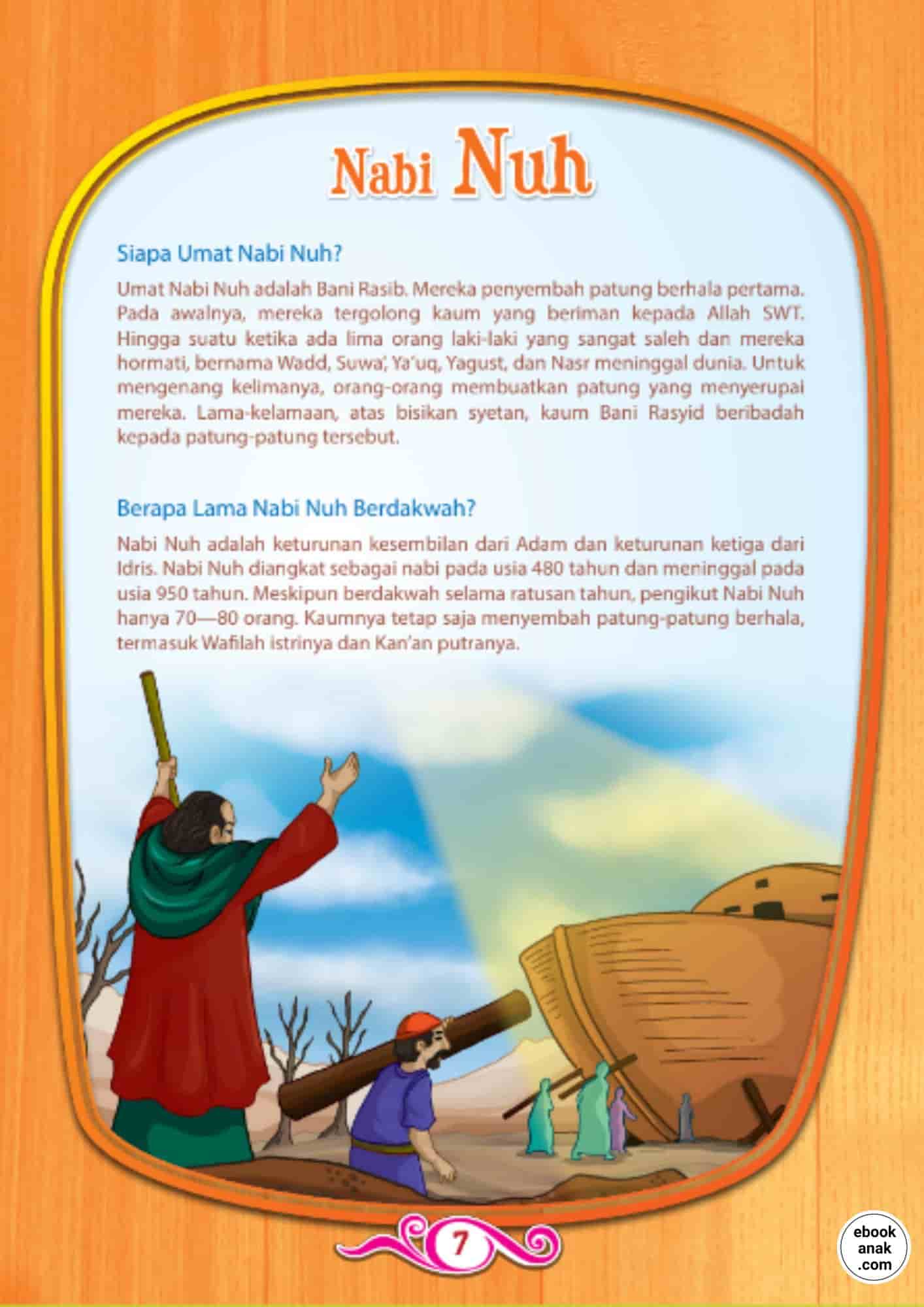 Siapa umat Nabi Nuh (Kisah Menakjubkan 25 Nabi dan Rasul) (2)