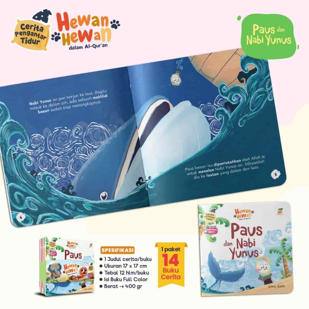 Cerita pengantar tidur hewan-hewan dalam Alquran